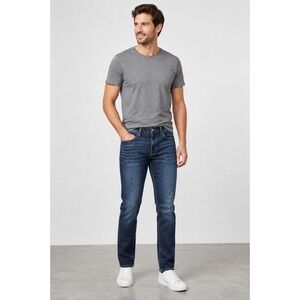 Buckle Black Mens Size 31x27 Fit No 75 Ankle Skinny Jeans Dark Wash Denim Style